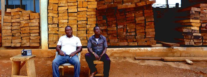 Lumber Traders outside of Kumasi, Ghana